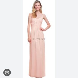 Bill Levkoff 7020 in shell pink, size 8